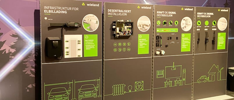 Charlie elbillader og pluggbar installasjon fra Wieland