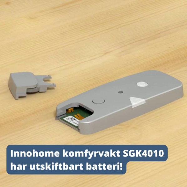 Innohome Komfyrvakt Batteri