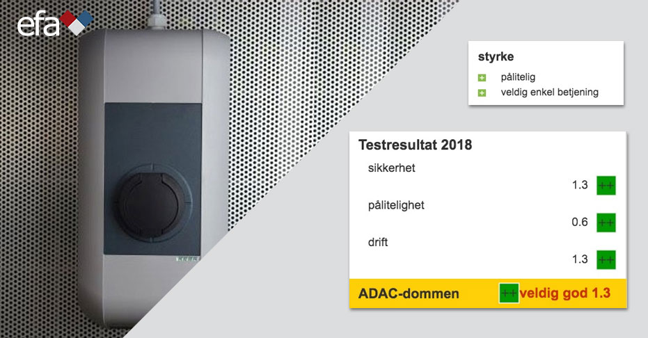 KEBA får karakter «veldig bra» i test av elbilladere Test av elbilladere Keba KeContact P30 | Elektroimportøren AS