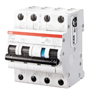 Jordfeilautomat 4pol-1-1 Jordfeilautomat 4pol-1-1
